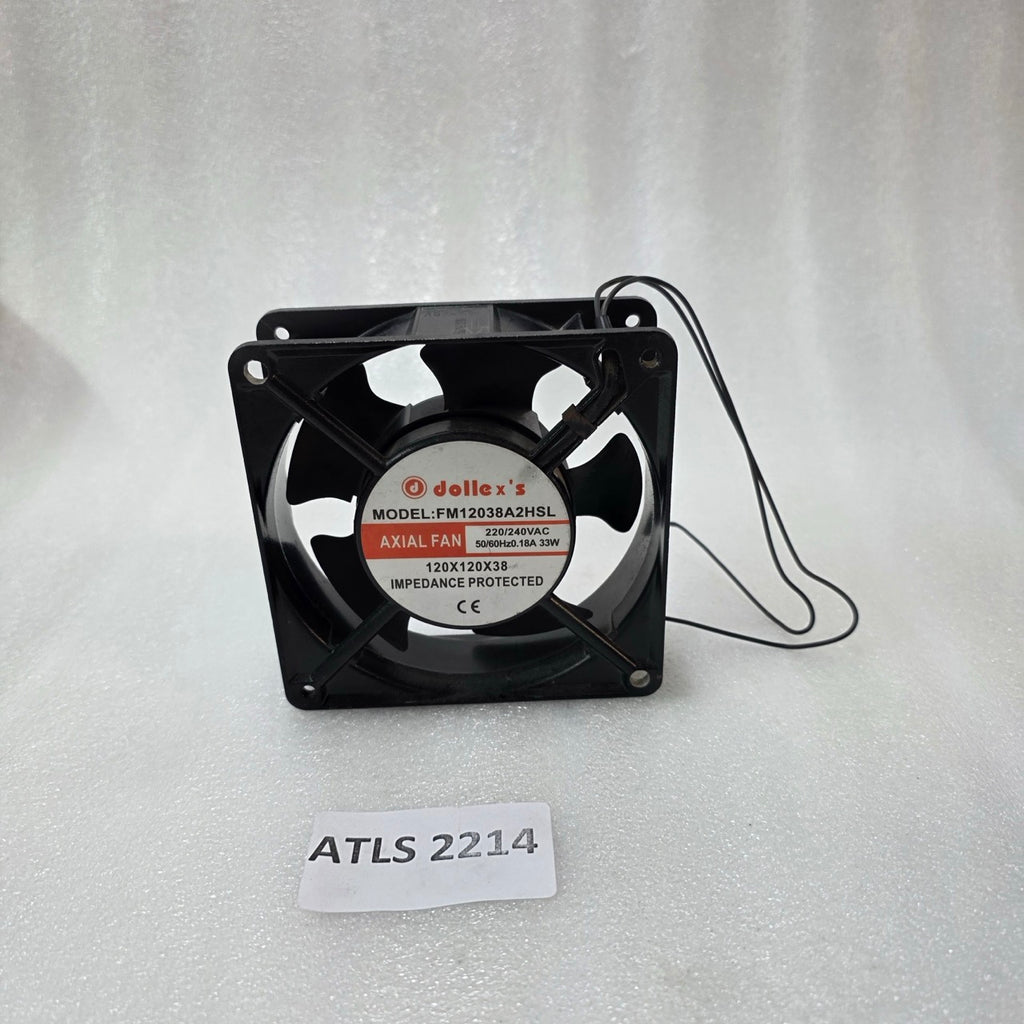 DOLLEX FM12038A2HSL AXIAL COOLING FAN 120X120X38MM | 220-240VAC | 33W | INDUSTRI
