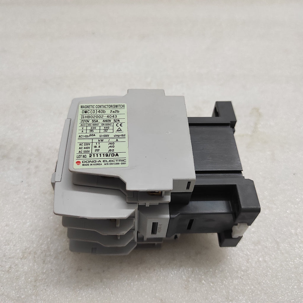 DONG-A ELECTRIC DMC-40B MAGNETIC CONTACTOR 380-400V/400-440V