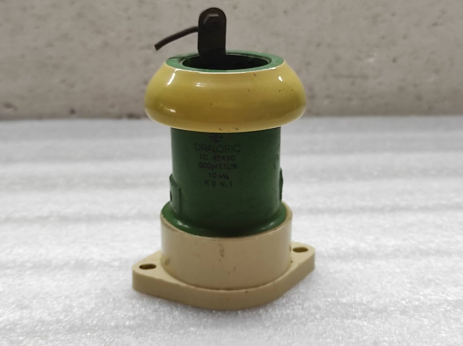 DRALORIC TC 45X90 600PF 10KV