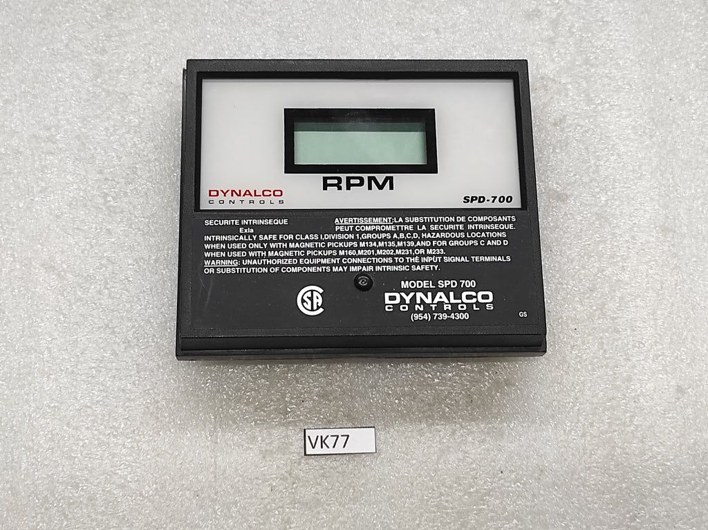 DYNALCO SPD700 DIGITAL TACHO METER - RPM METER