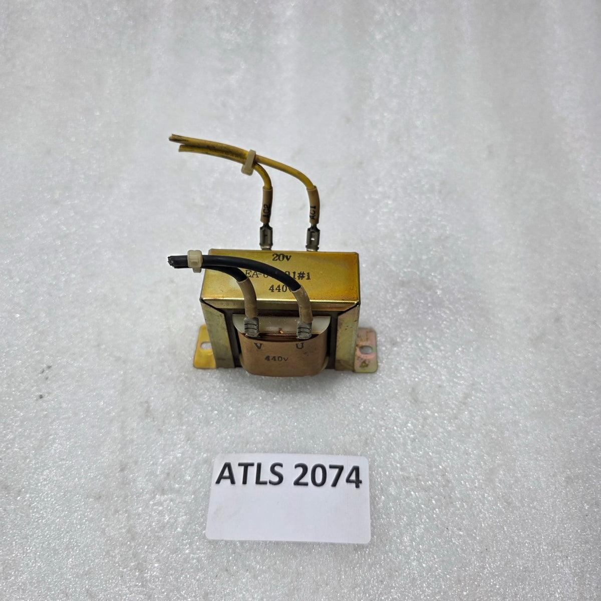 EA-07801#1 CONTROL TRANSFORMER 440V TO 20V STEP-DOWN INDUSTRIAL TRANSFORMER