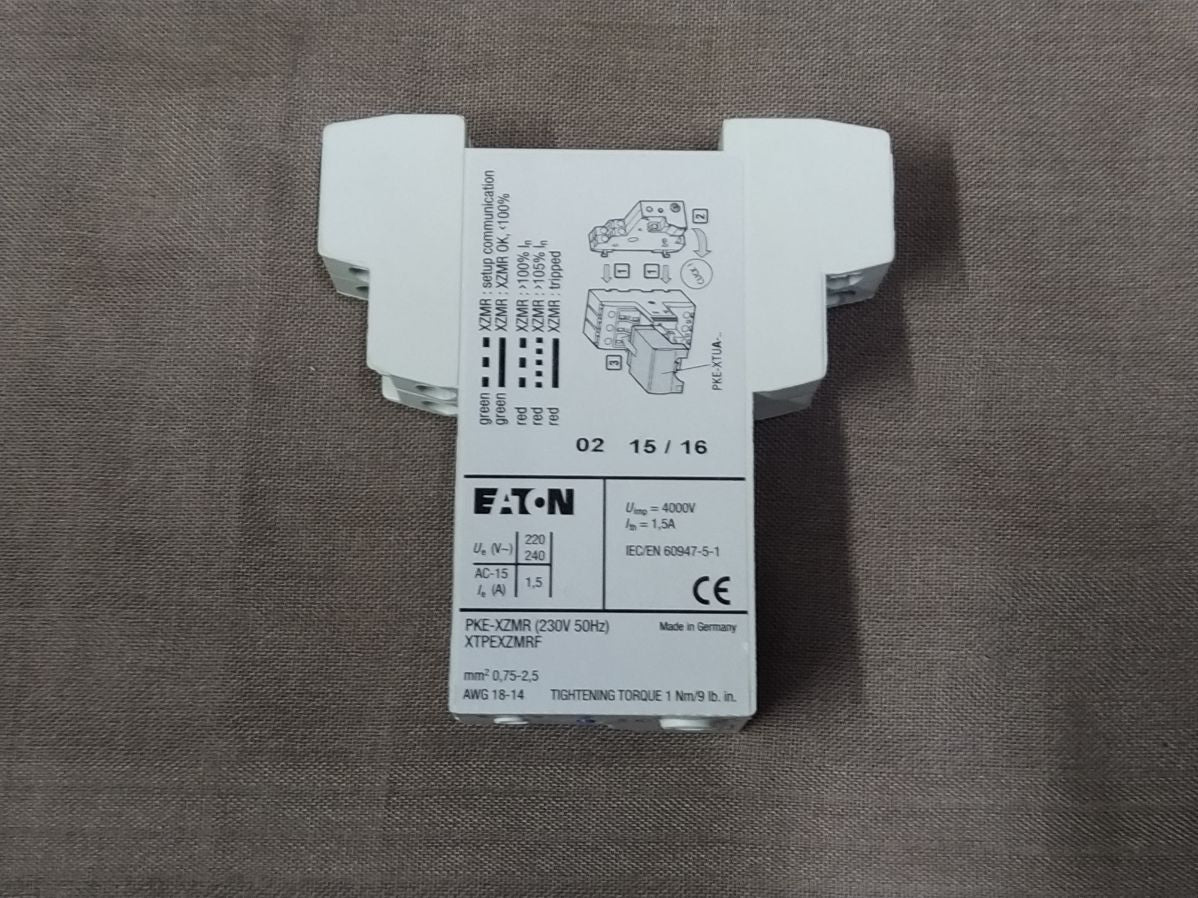 Eaton PKE-XZMR XTPEXZMRF Electronic Overload Relay Module 230V 50Hz 173416