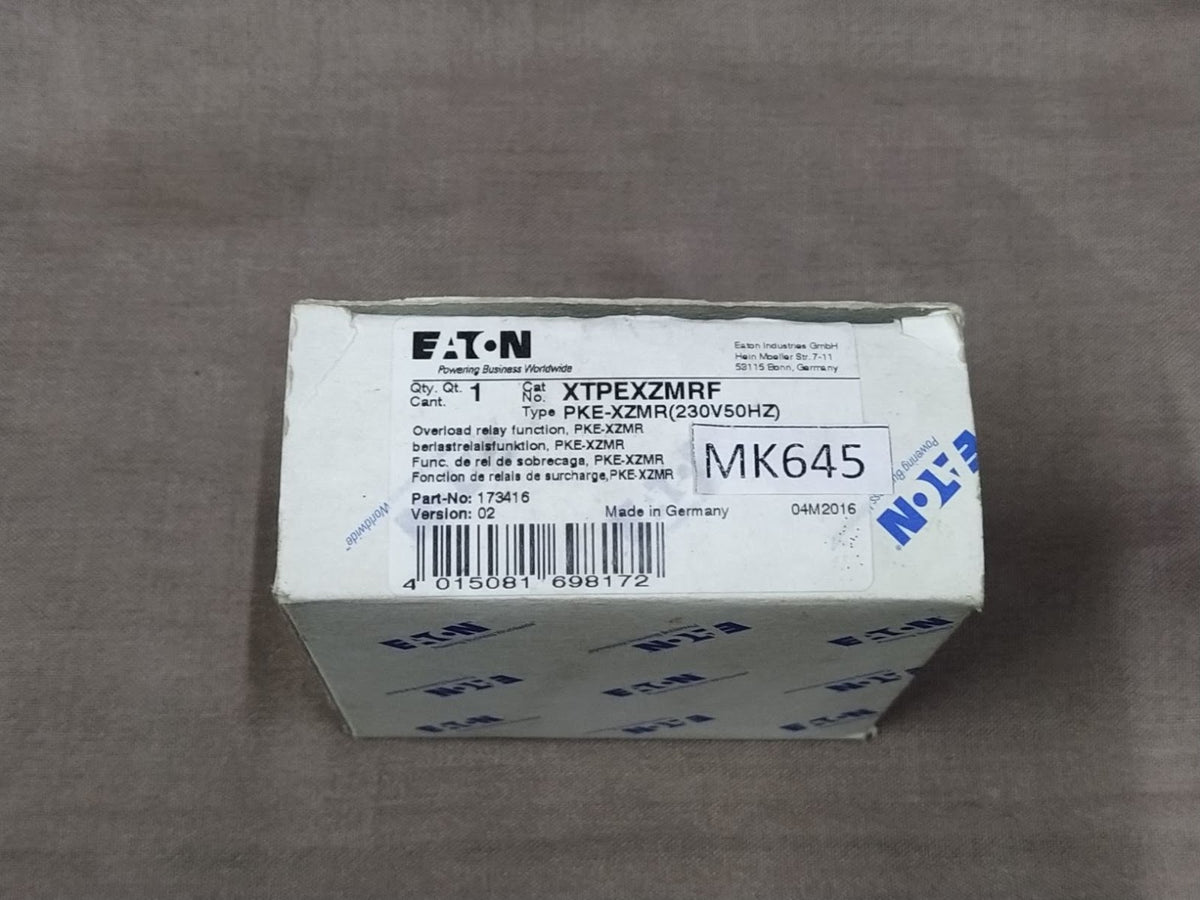 Eaton PKE-XZMR XTPEXZMRF Electronic Overload Relay Module 230V 50Hz 173416