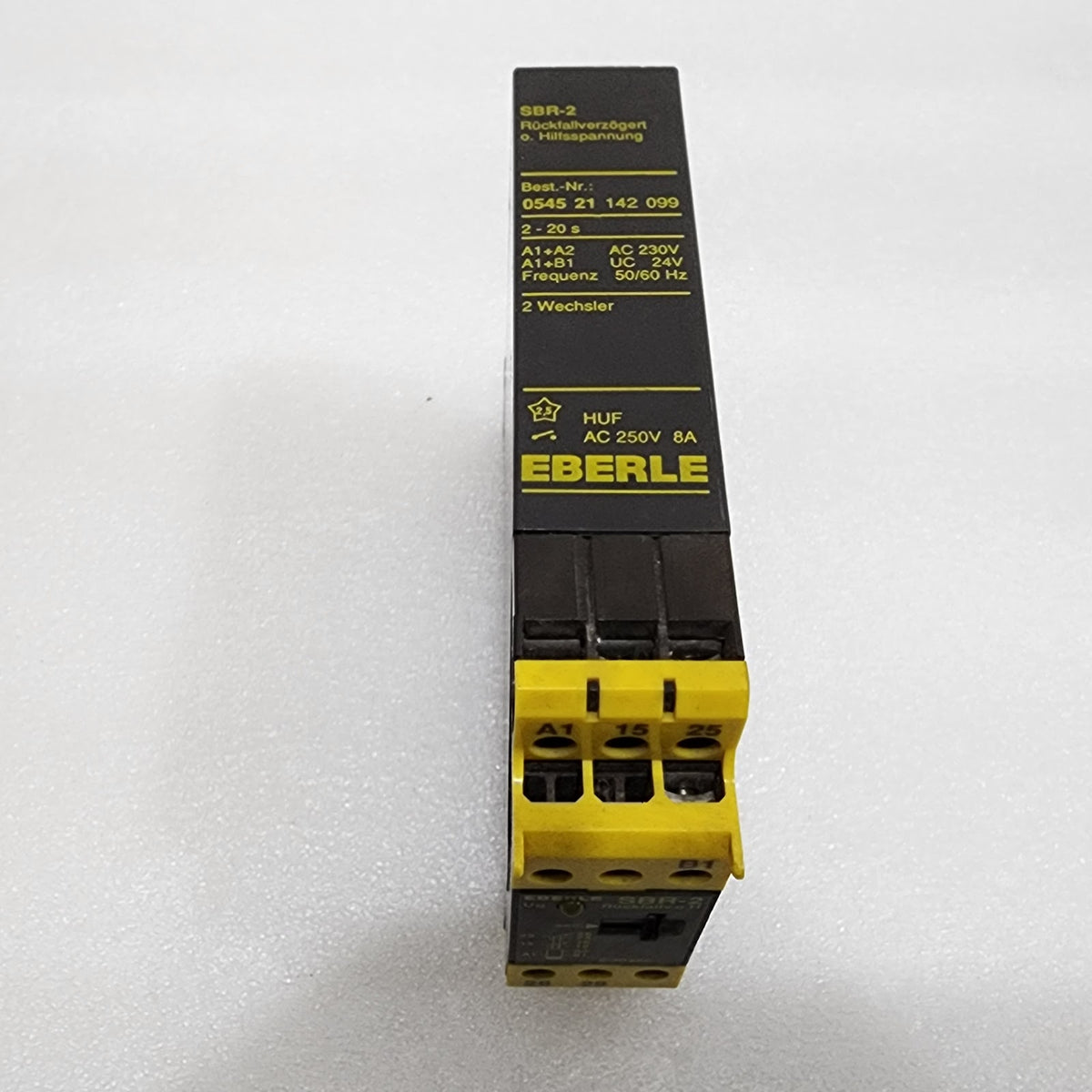 EBERLE SBR-2 TIMER RELAY 054521142099 230VAC/24VAC-DC