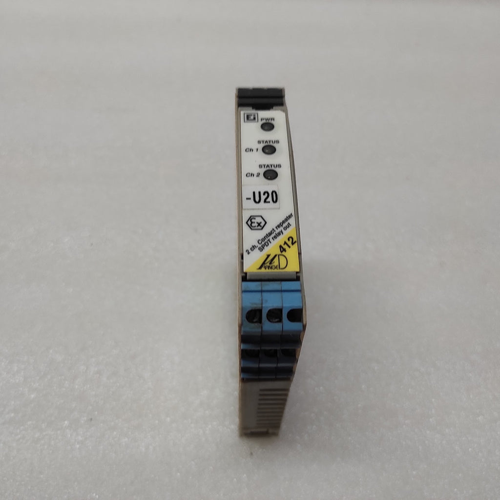 ELCON INSTRUMENT 412 2-CH ISOLATING CONTACT/PROX SENSOR REPEATER SPDT OUTPUTS