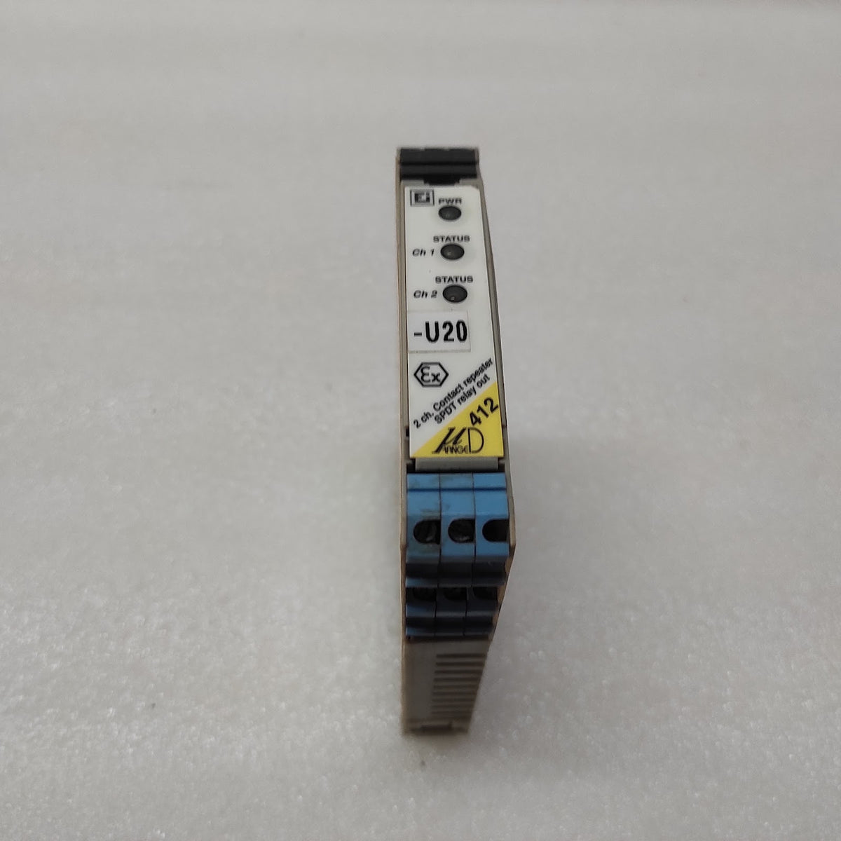 ELCON INSTRUMENT 412 2-CH ISOLATING CONTACT/PROX SENSOR REPEATER SPDT OUTPUTS