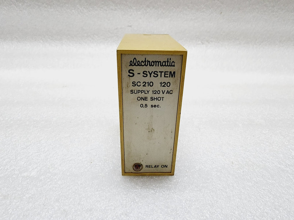 ELECTROMATIC S-SYSTEM SC210120 ONE SHOT 0.5SEC 120VAC