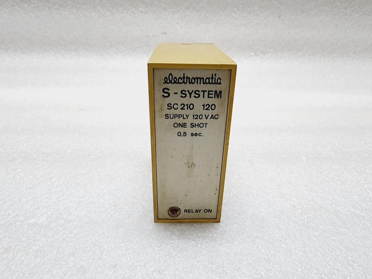 ELECTROMATIC S-SYSTEM SC210120 ONE SHOT 0.5SEC 120VAC