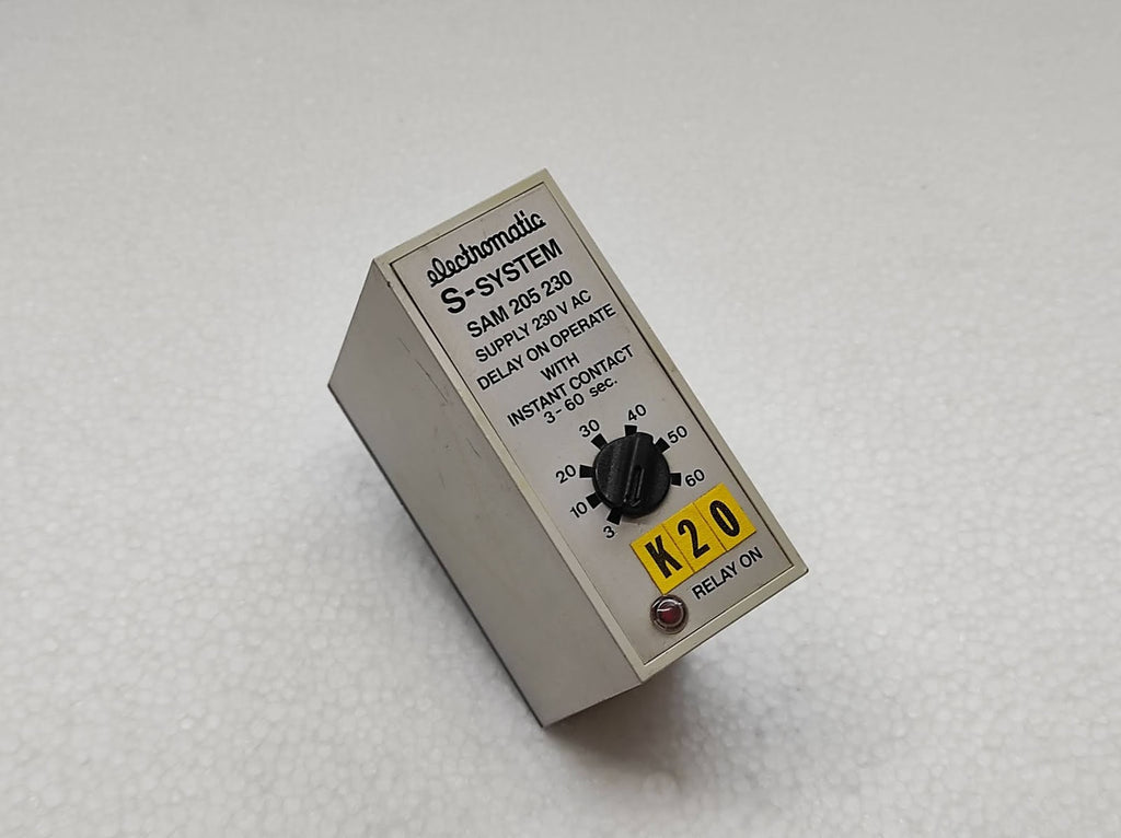 Electromatic SAM 205 230 Delay on Operate 230V AC 3-60 Seconds SAM205230