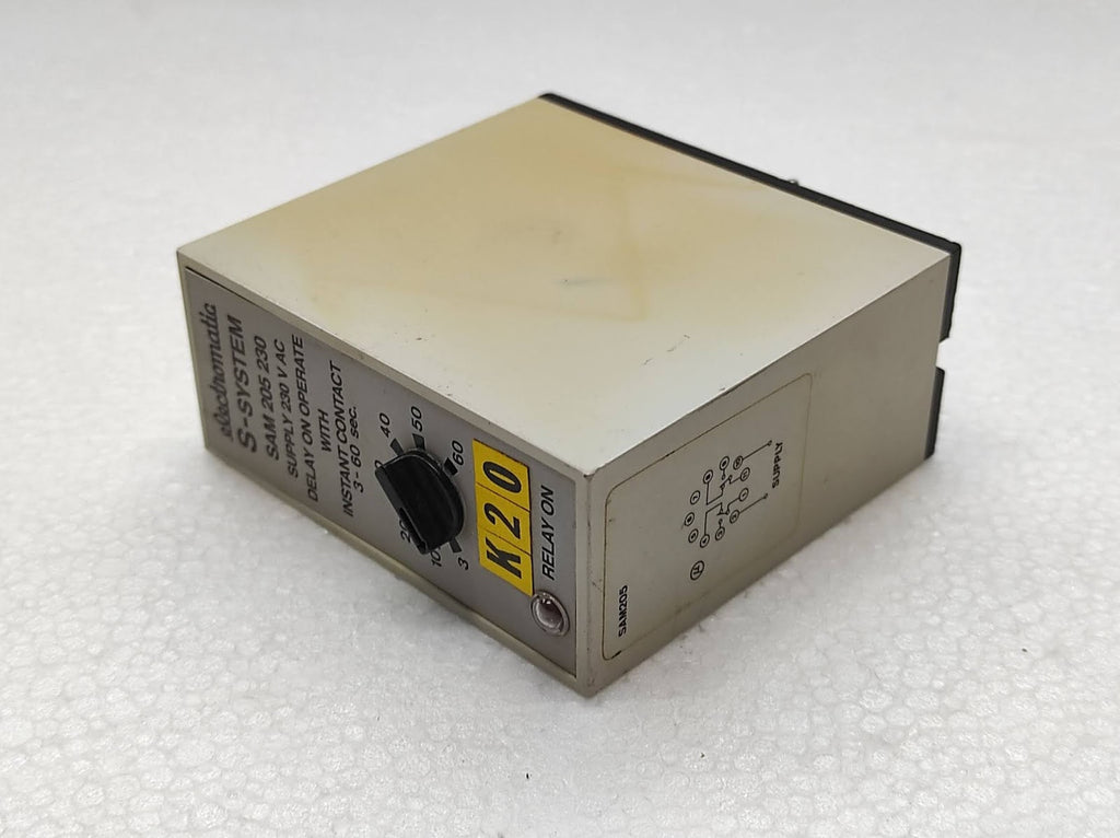 Electromatic SAM 205 230 Delay on Operate 230V AC 3-60 Seconds SAM205230