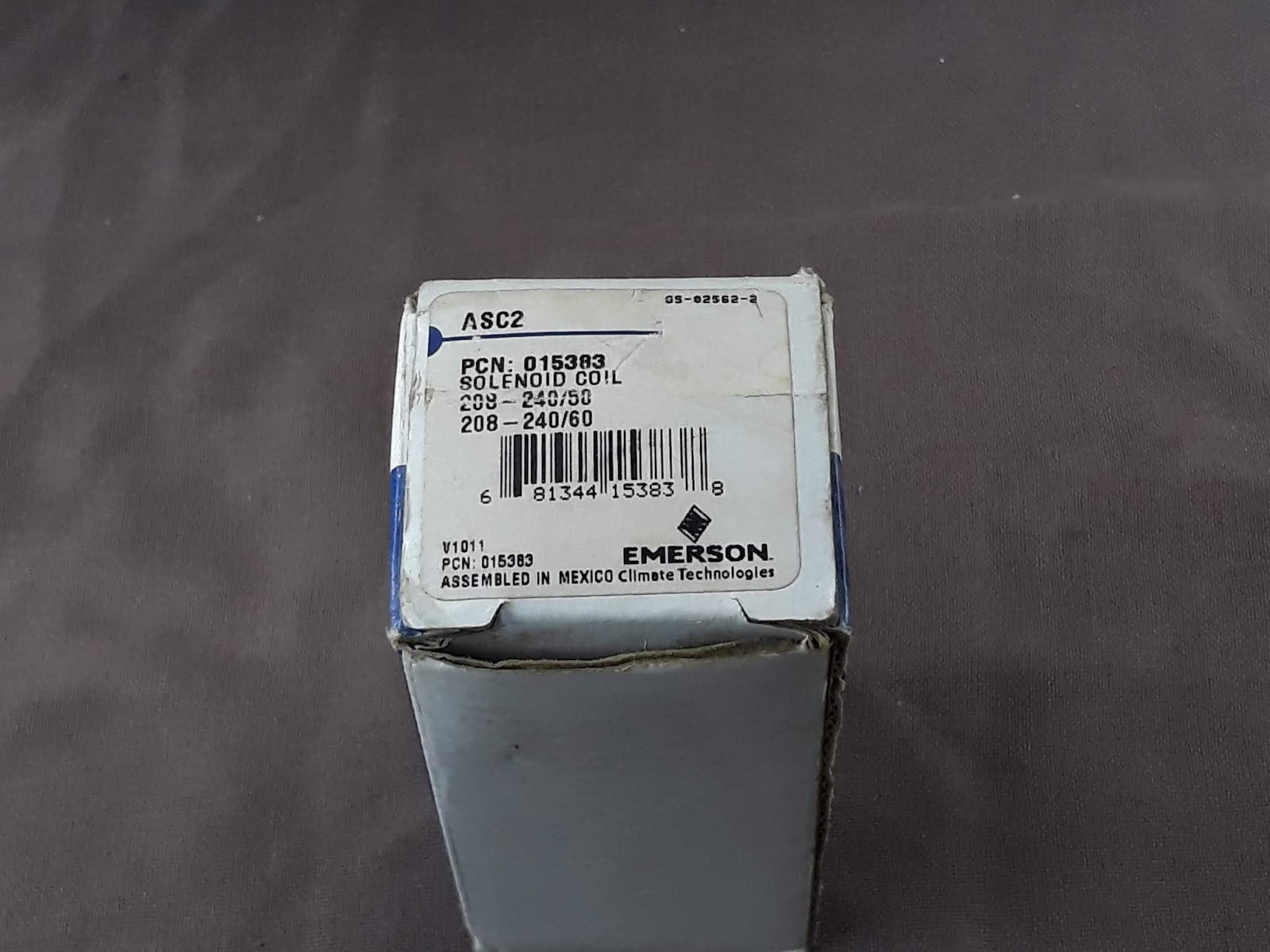 Emerson ASC2 Solenoid Coil 208-240/50 & 208-240/60 015383