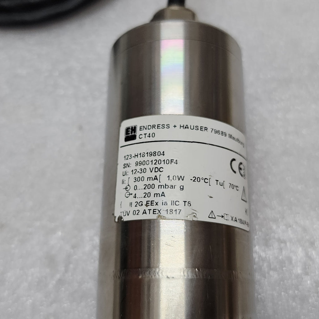 ENDRESS HAUSER 123-H1819804 SENSOR 12-30VDC
