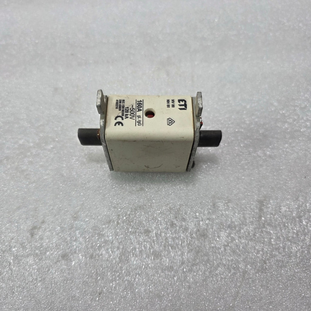 ETI NV00 NH00 HRC FUSE LINK 160A 500V gL/gG 120kA IEC EN 60269