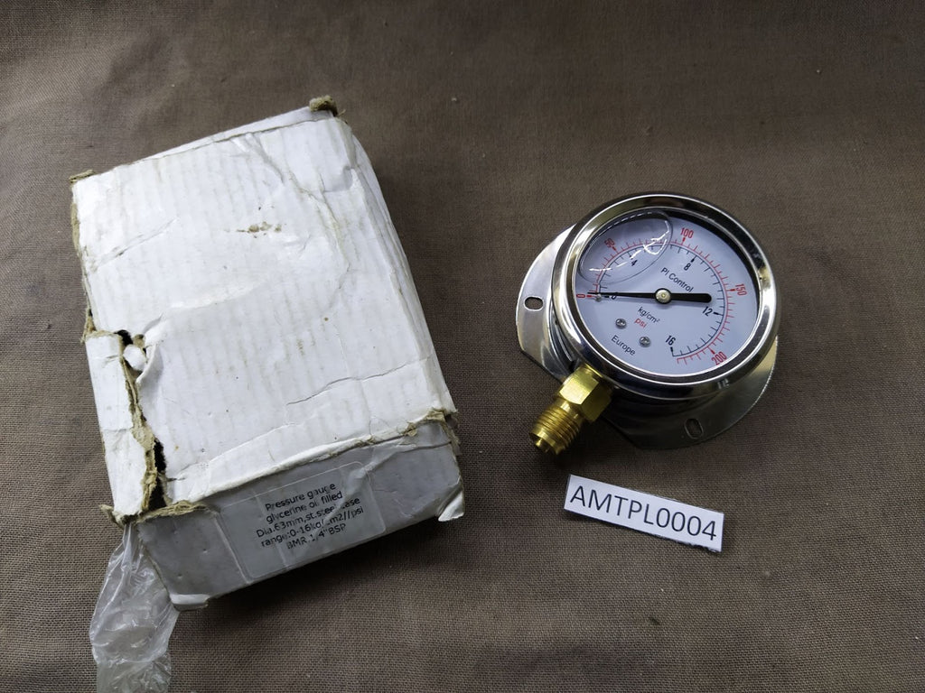 Europe PI Control Pressure Gauge 0-16 KG/CM2 PSI 63MM SS CASE