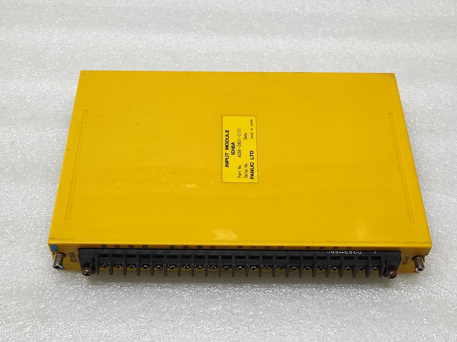 FANUC ID16A INPUT MODULE A03B-0801-C131