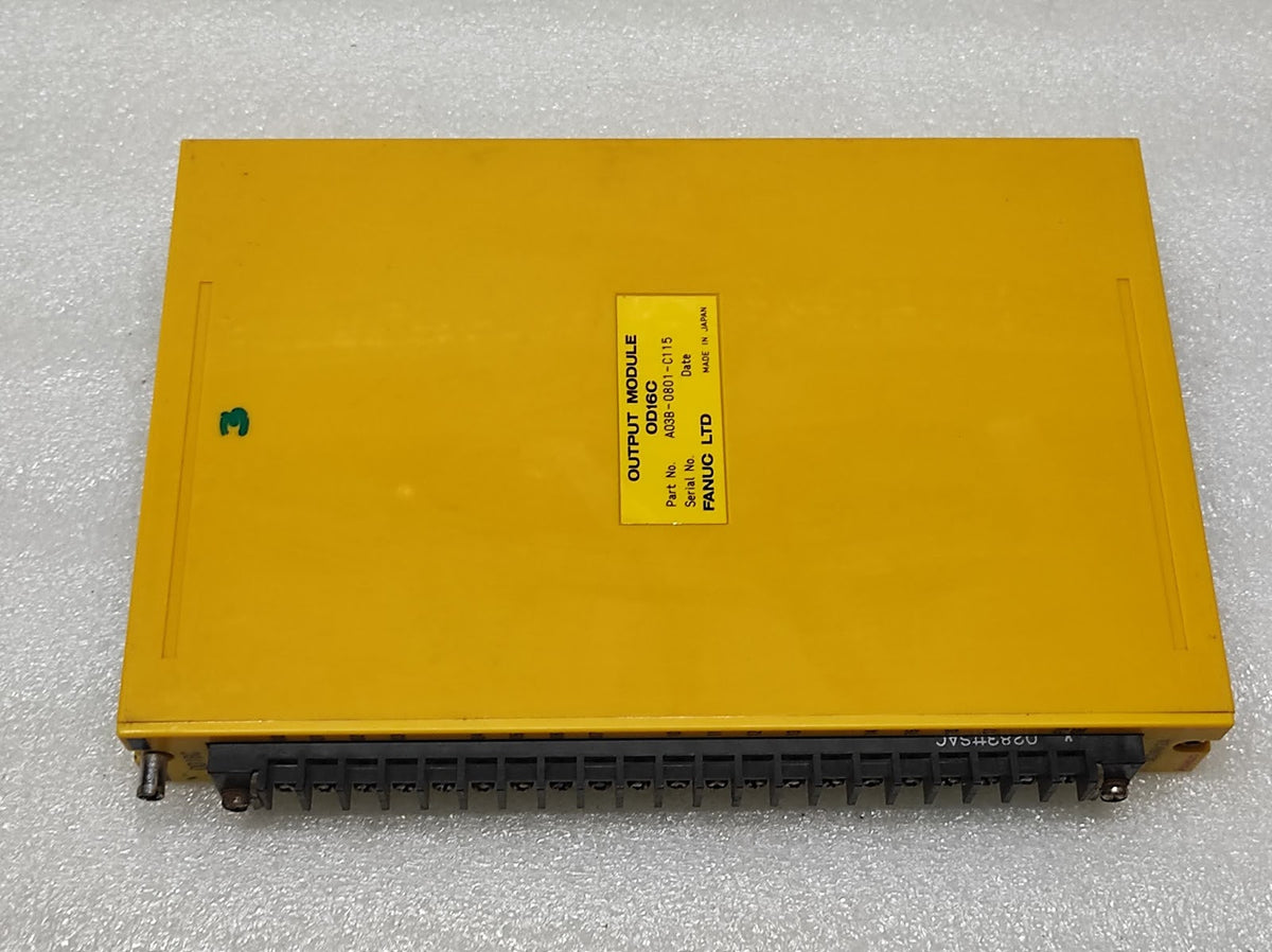 FANUC OD16C OUTPUT MODULE A03B-0801-C115