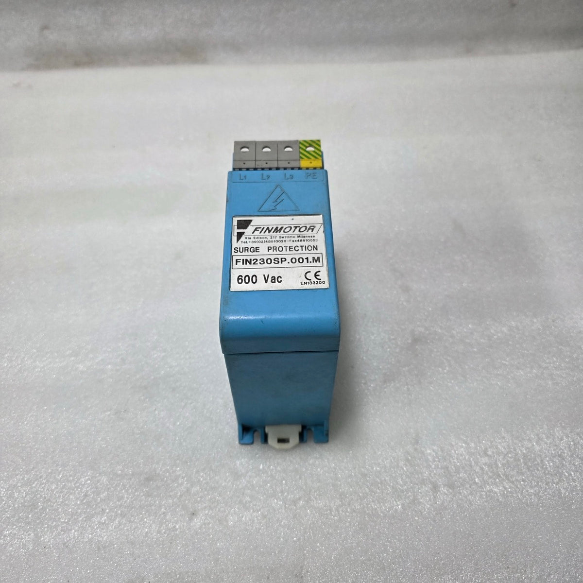 FINMOTOR FIN230SP.001.M SURGE PROTECTION DEVICE (SPD) 600VAC MINOR CRACK BOTTOM