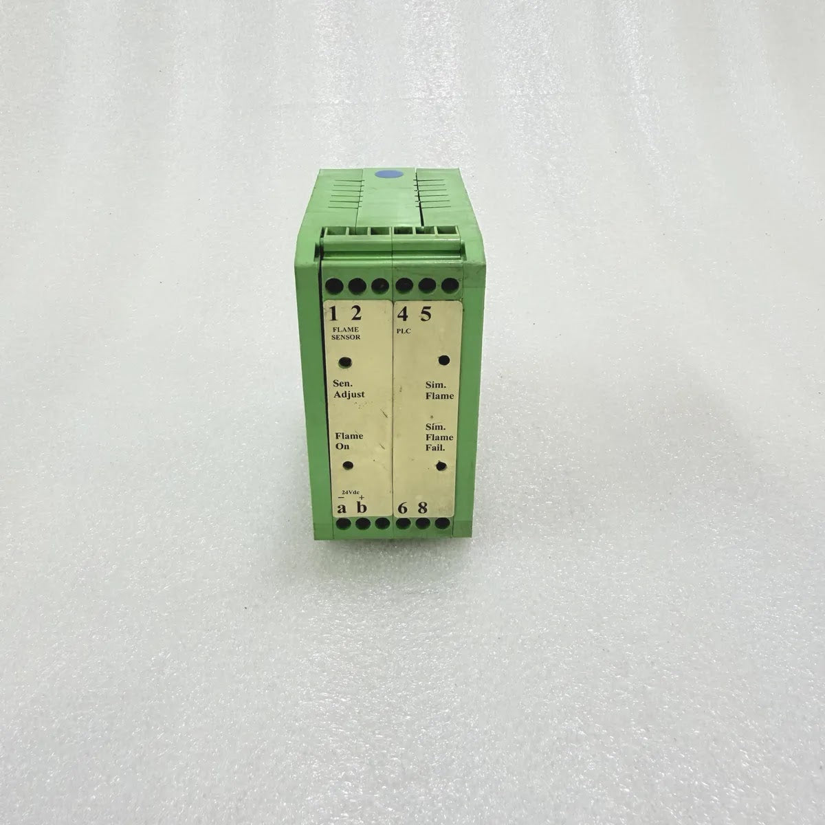 Flame Sensor Interface Module 24Vdc DIN Rail PLC Output Pre-Owned