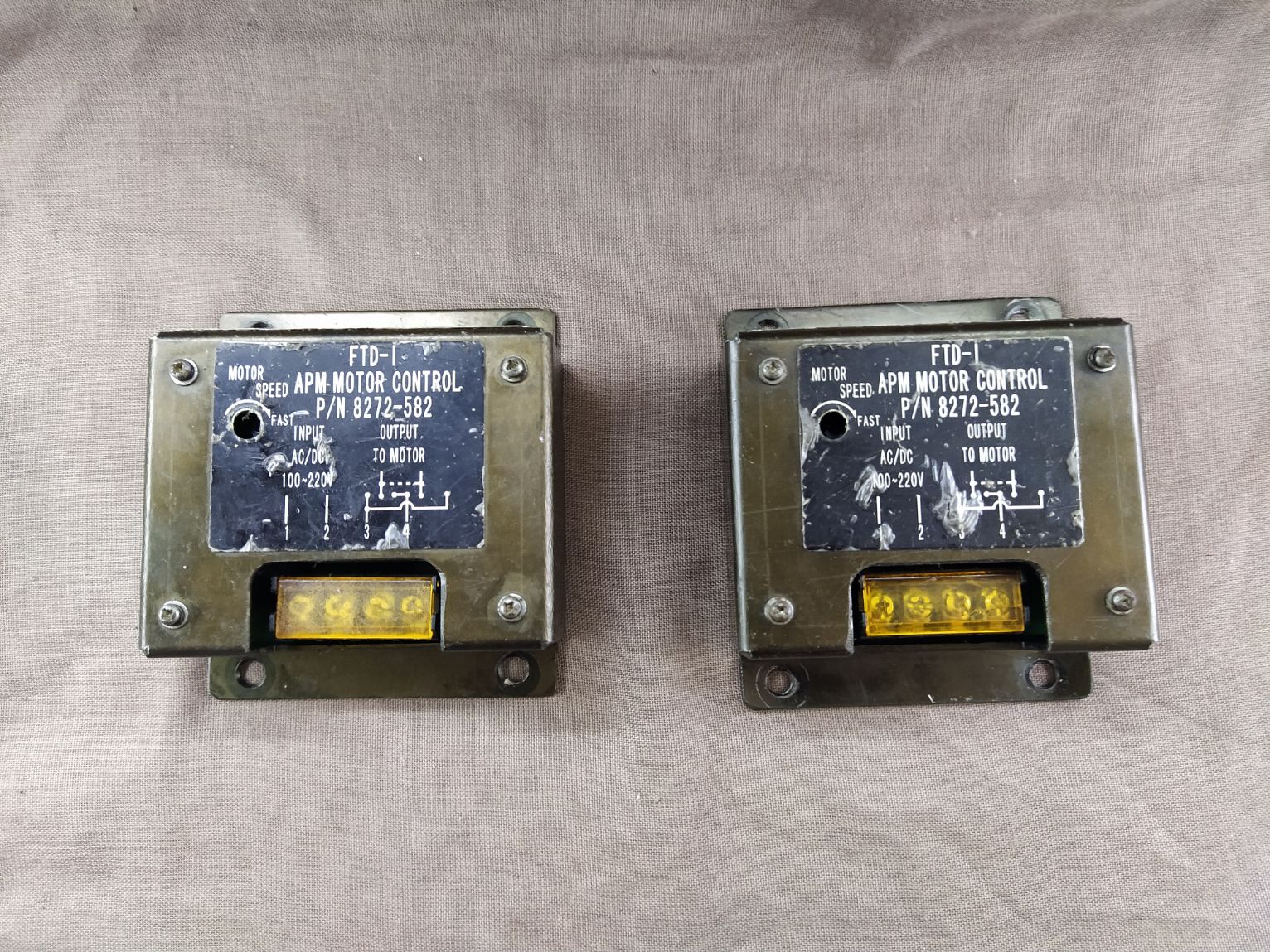 FTD 1 8272-582 APM Motor Control 8272582 100-220 VAC