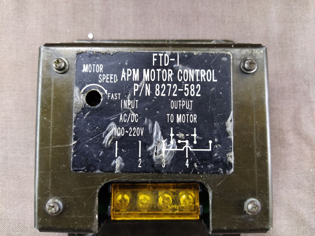 FTD 1 8272-582 APM Motor Control 8272582 100-220 VAC