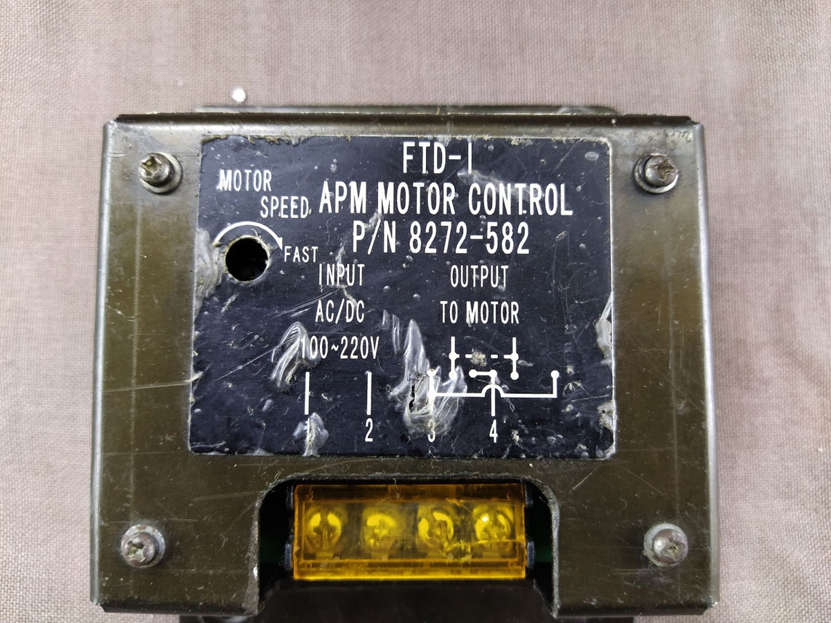 FTD 1 8272-582 APM Motor Control 8272582 100-220 VAC