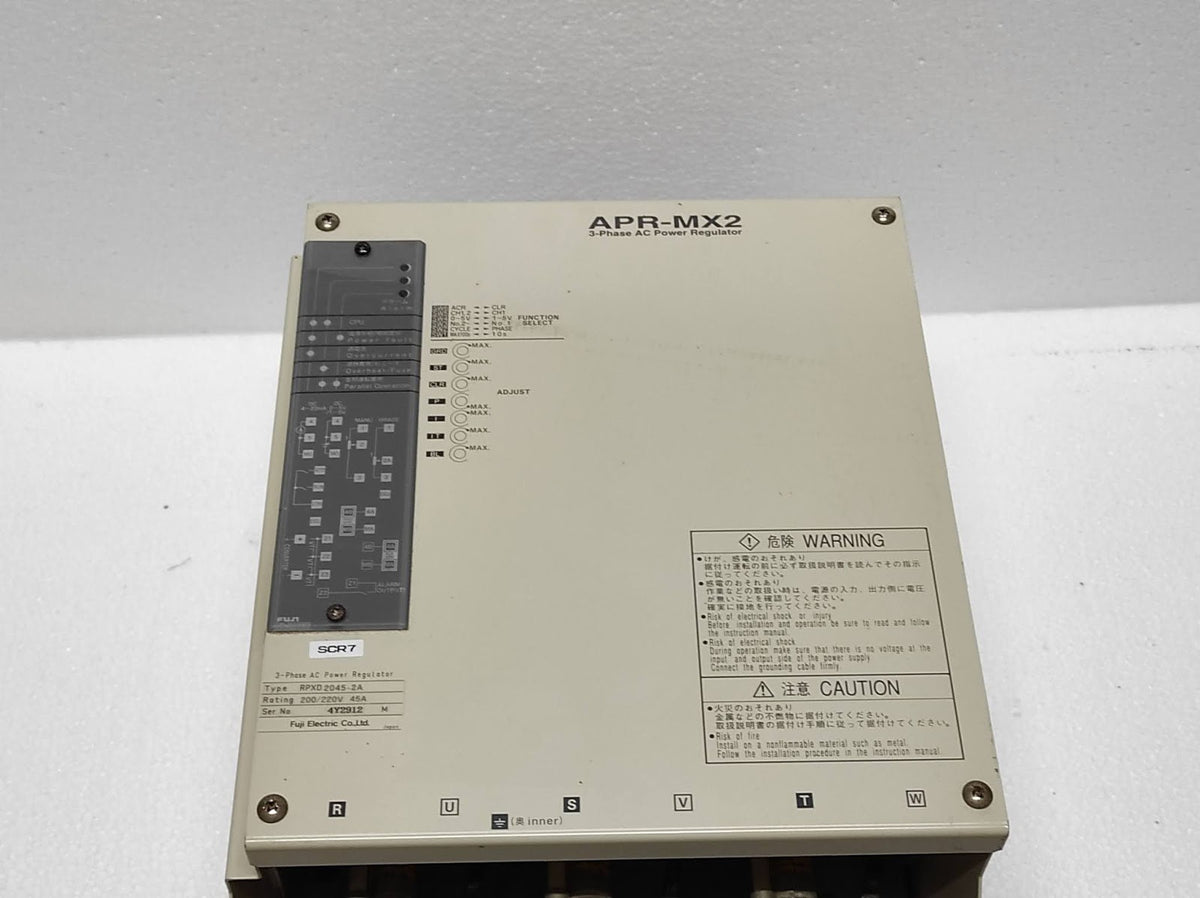 Fuji Electric RPXD 2045-2A 3-Phase AC Power Regulator 200-220V 45A RPXD2045-2A