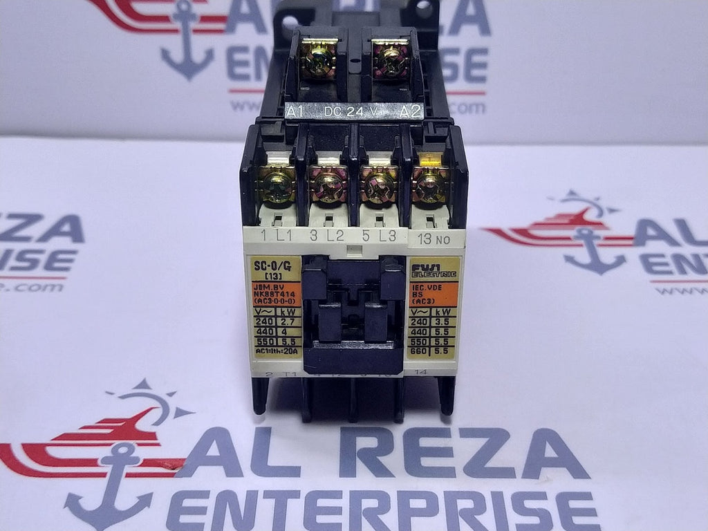 Fuji SC-0/G (13) Magnetic Contactor 20A Coil Voltage 24V DC 4GC0F0