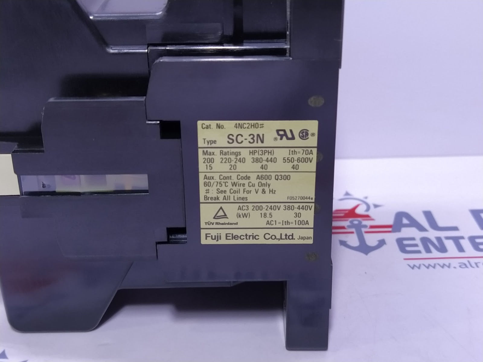 Fuji SC-3N (65) Magnetic Contactor 100A Coil Voltage 400-440V 4NC2H0 SC-3N 440V