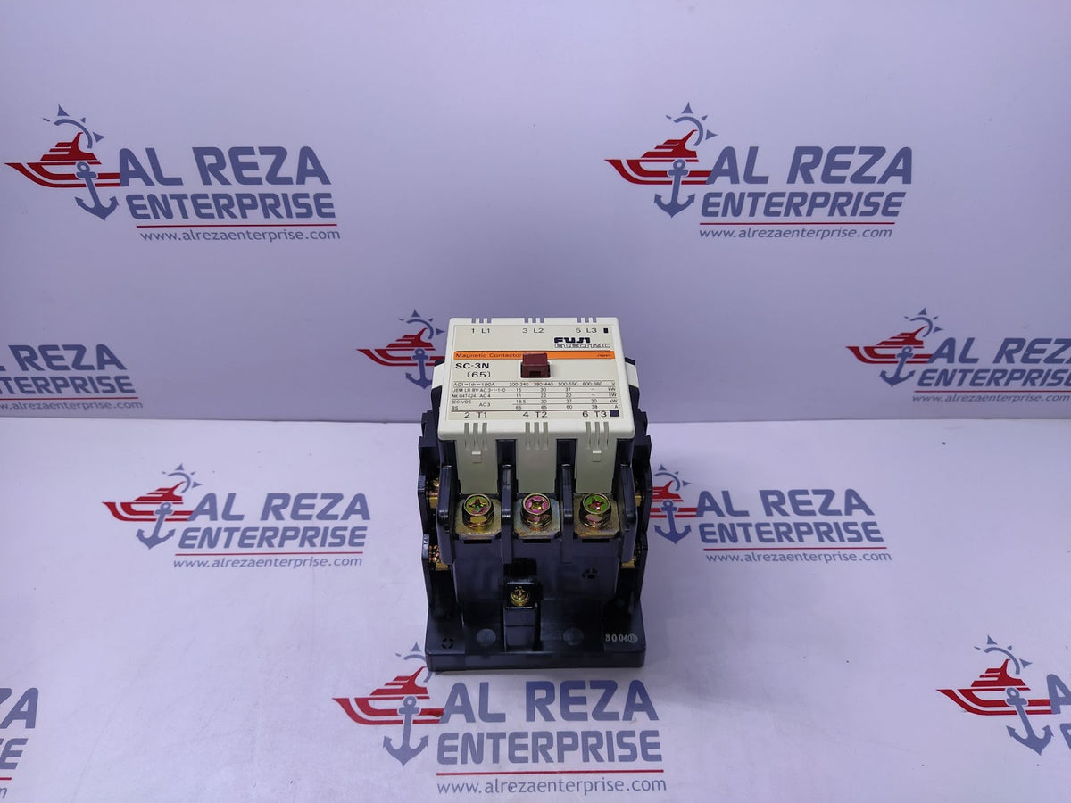 Fuji SC-3N (65) Magnetic Contactor 100A Coil Voltage 400-440V 4NC2H0 SC-3N 440V