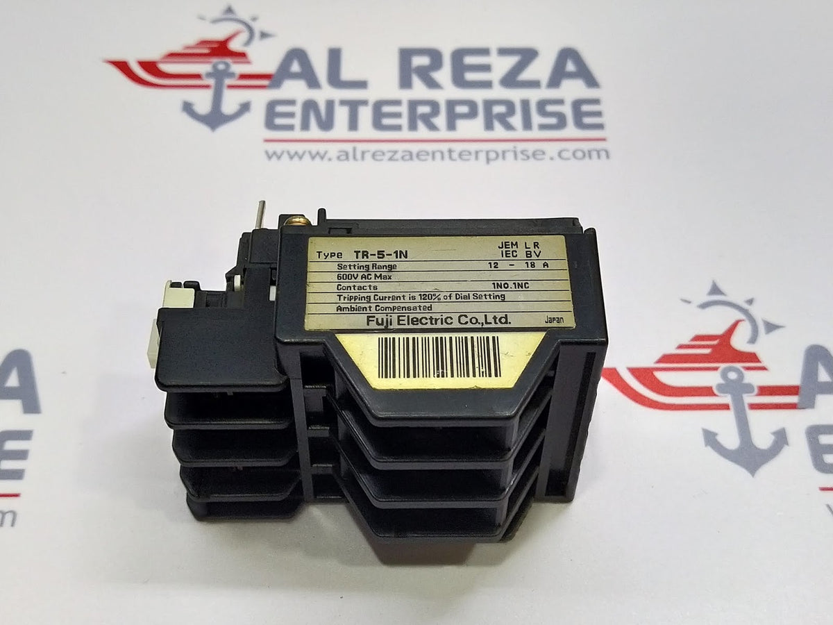 Fuji TR-5-1N Thermal Overload Relay 12-18A JEM LR TR51N