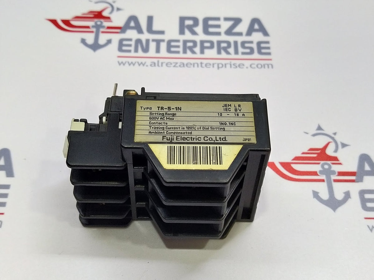 Fuji TR-5-1N Thermal Overload Relay 12-18A JEM LR TR51N
