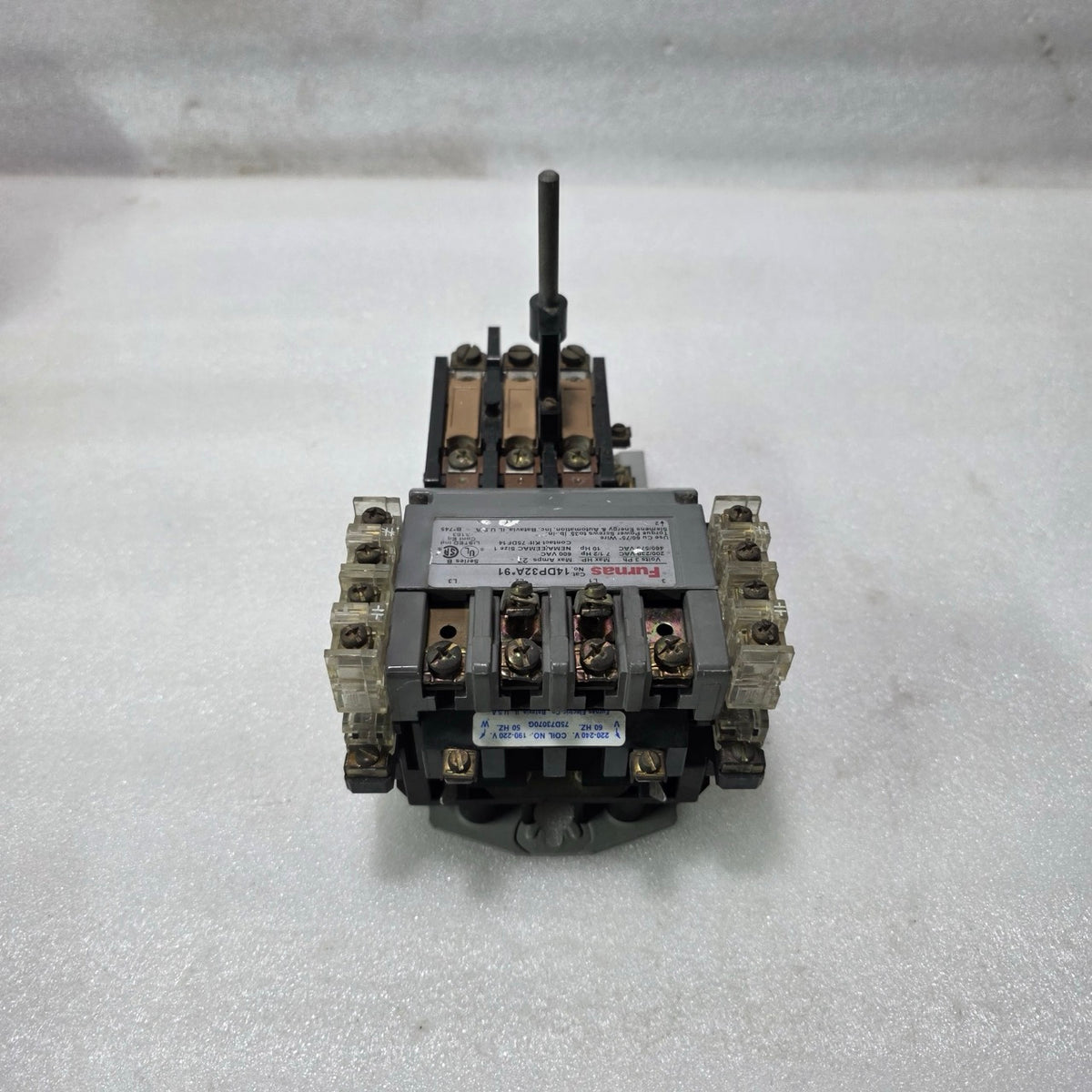 FURNAS 14DP32A91 CONTACTOR WITH 48DC39AA3 OVERLOAD RELAY 220-240V COIL