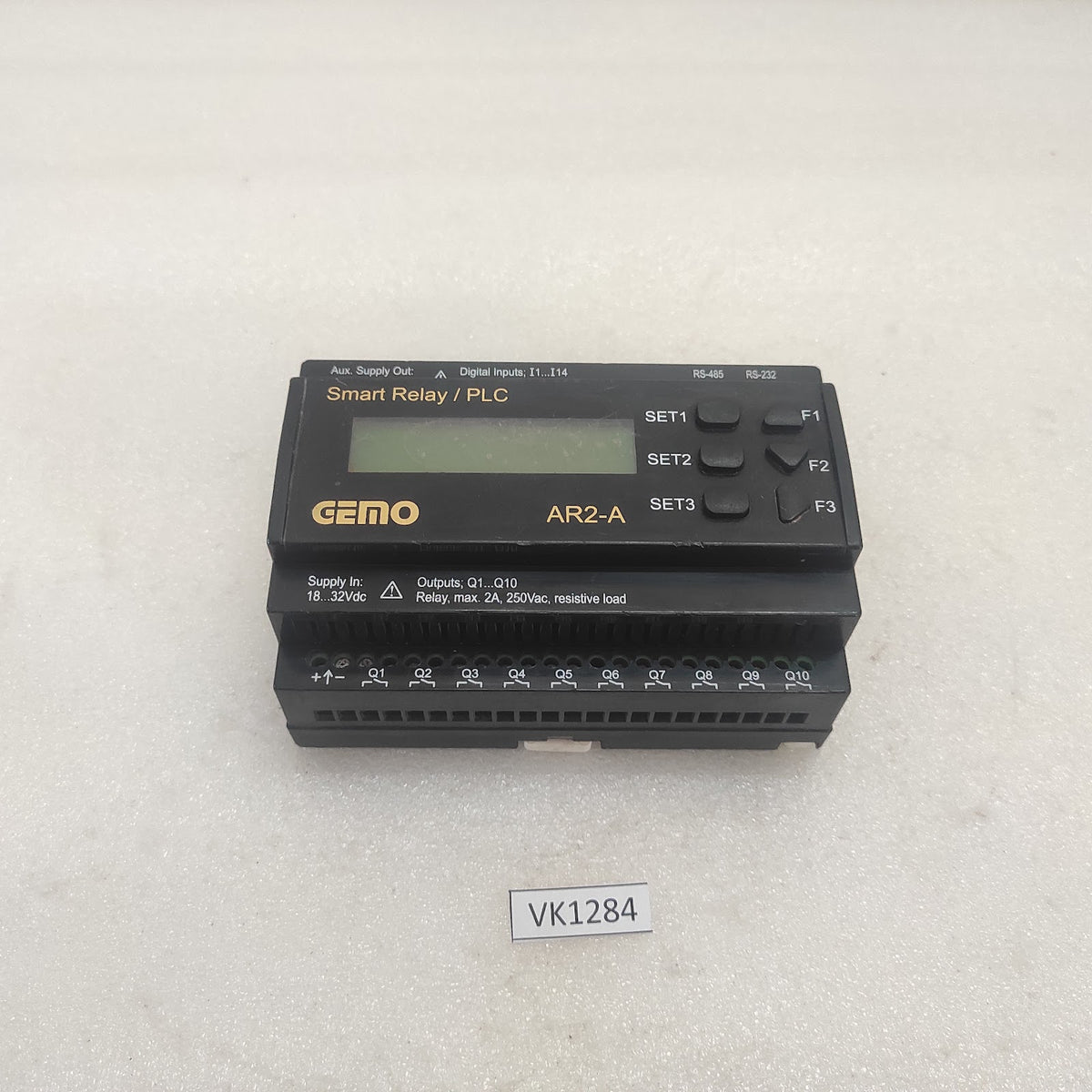 GEMO AR2-A-24VDC-14D-RTC SMART RELAY/PLC 18-32VDC