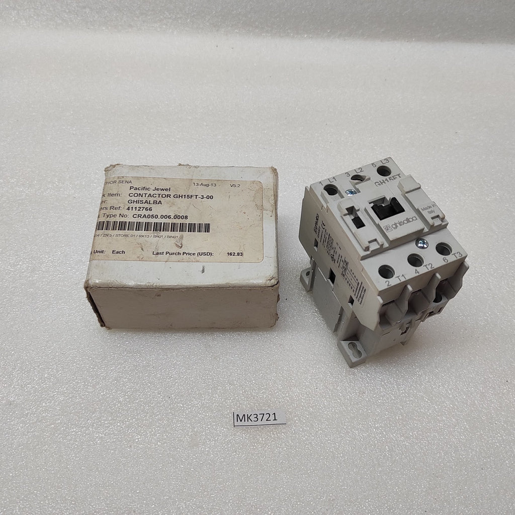 GHISALBA GH15FT MAGNETIC CONTACTOR