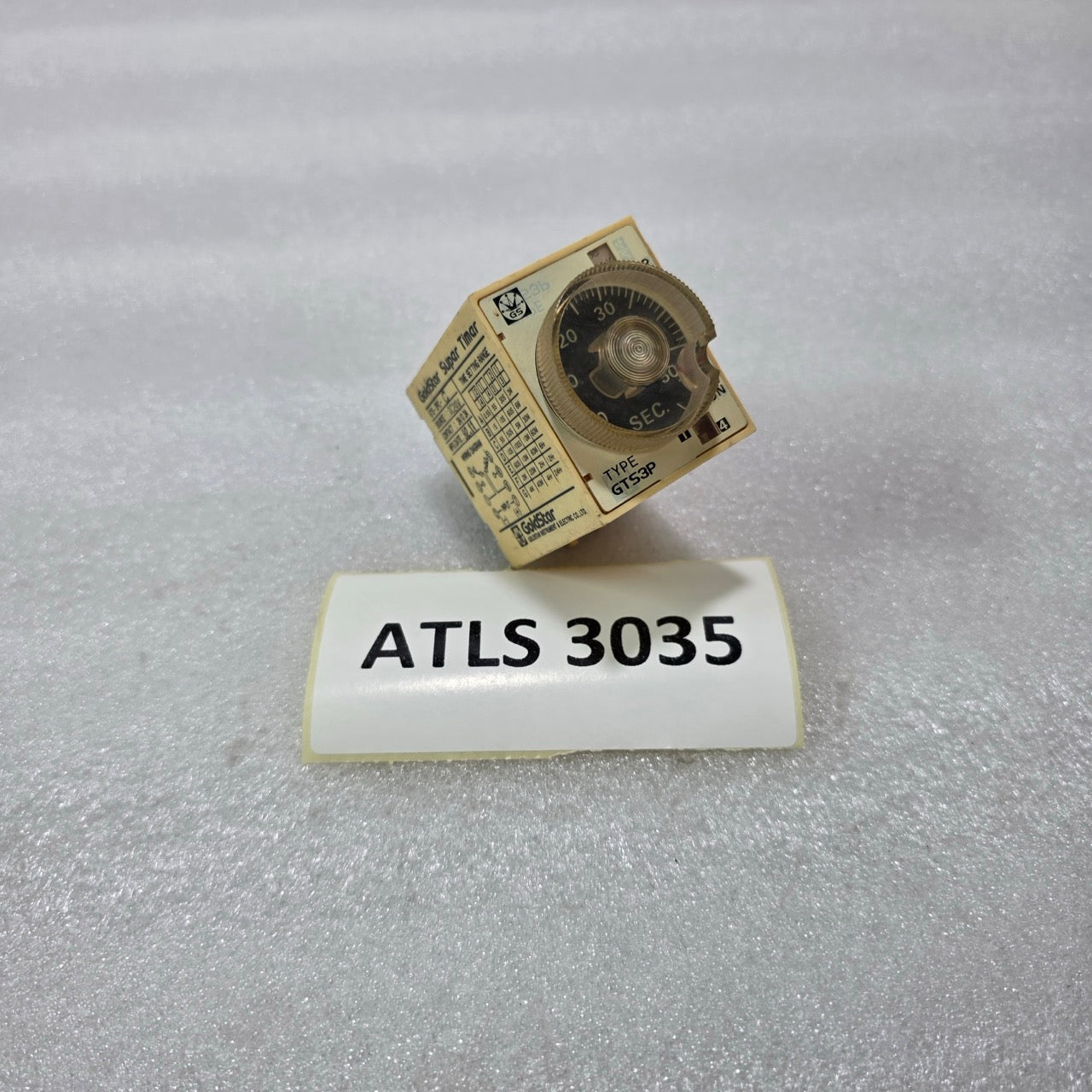 GOLDSTAR GTS-3PC-C SUPER TIMER RELAY GTS3P DC24V 3A 0.3A