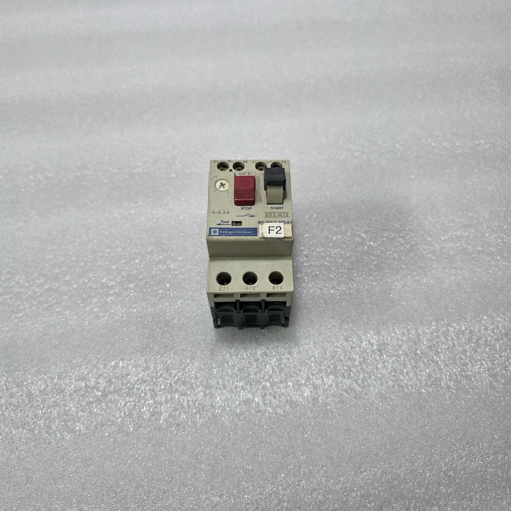 TELEMECANIQUE GV2-M10 4-6.3A 3P MOTOR CIRCUIT BREAKER 690V 50KA MPCB