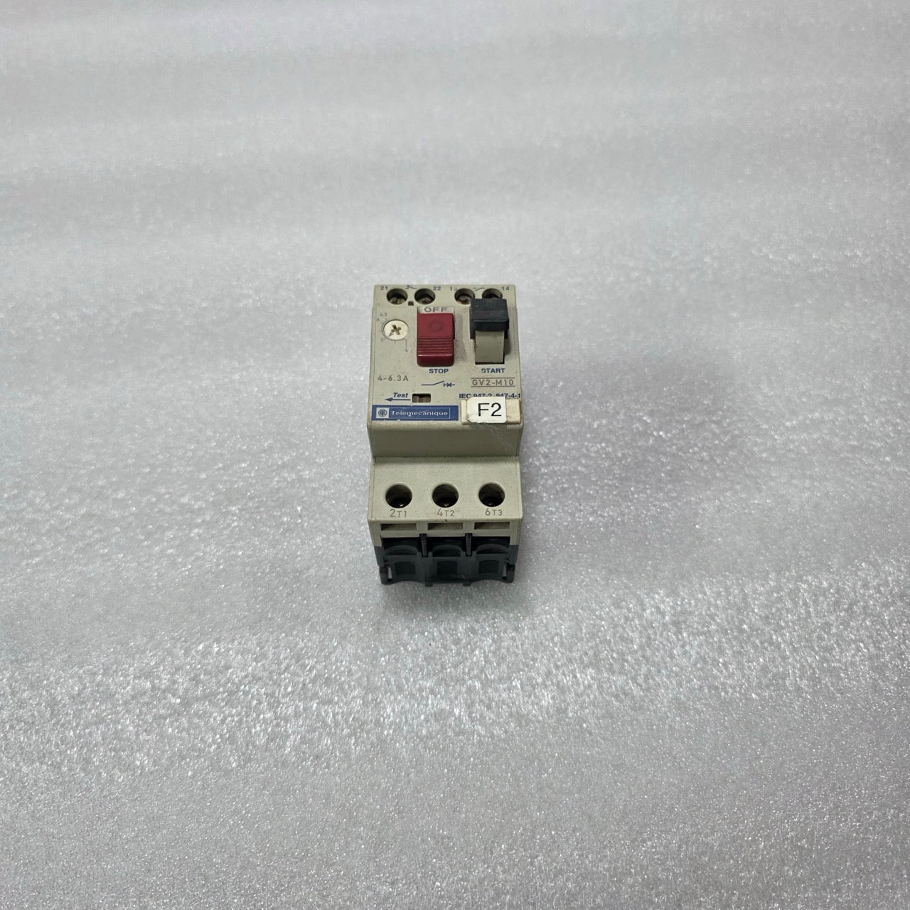 TELEMECANIQUE GV2-M10 4-6.3A 3P MOTOR CIRCUIT BREAKER 690V 50KA MPCB