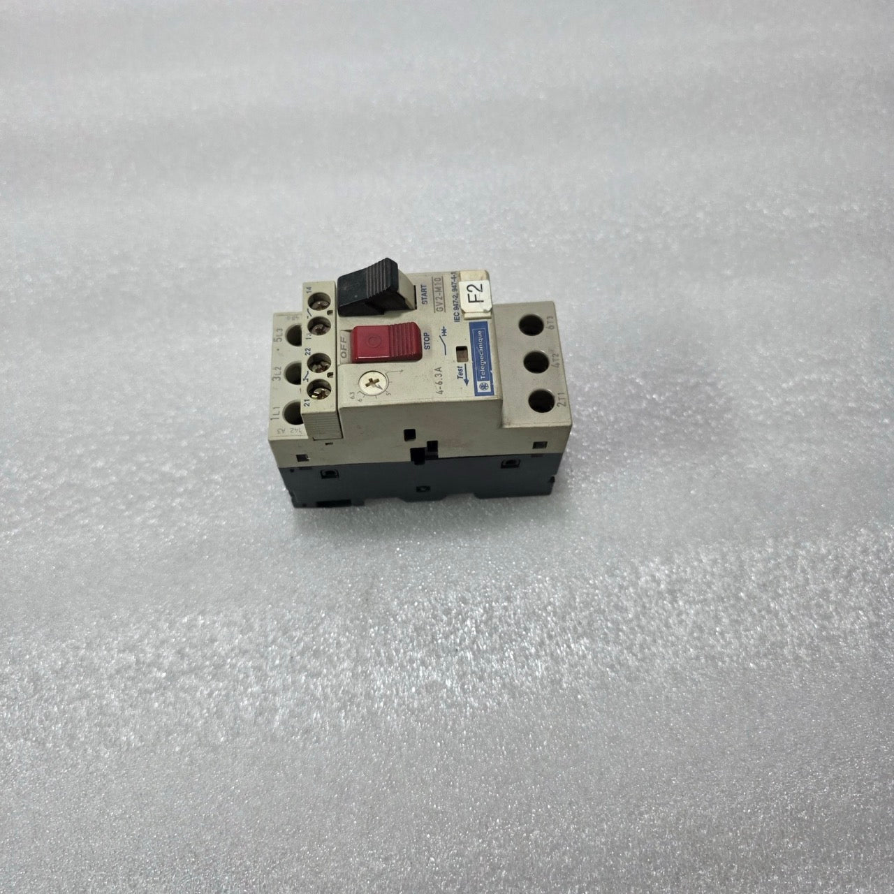 TELEMECANIQUE GV2-M10 4-6.3A 3P MOTOR CIRCUIT BREAKER 690V 50KA MPCB