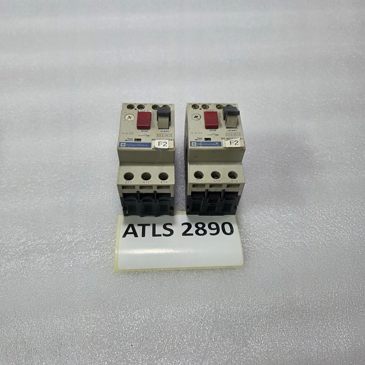 TELEMECANIQUE GV2-M10 4-6.3A 3P MOTOR CIRCUIT BREAKER 690V 50KA MPCB