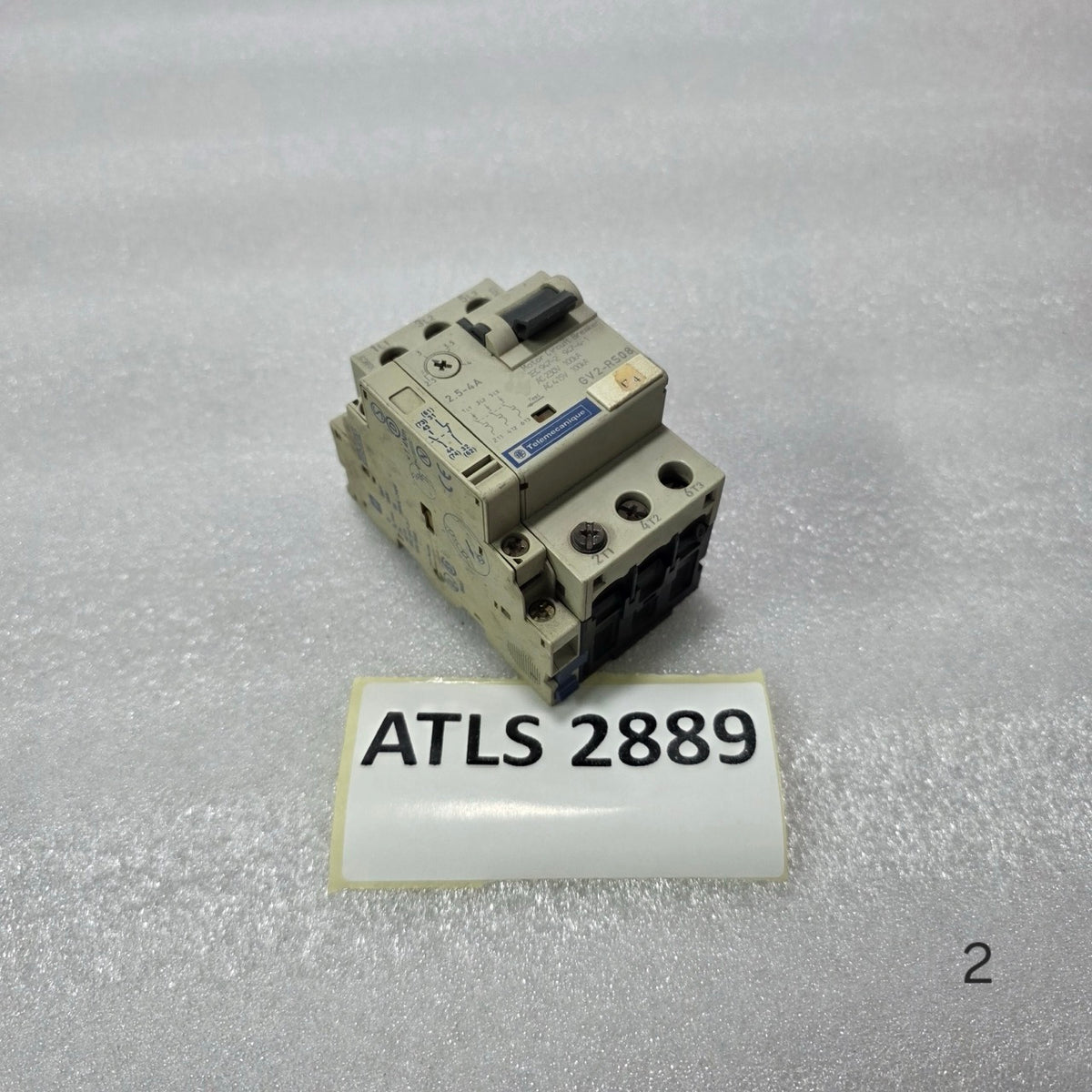 TELEMECANIQUE GV2-RS08 2.5-4A 3P MOTOR CIRCUIT BREAKER 500V 100KA
