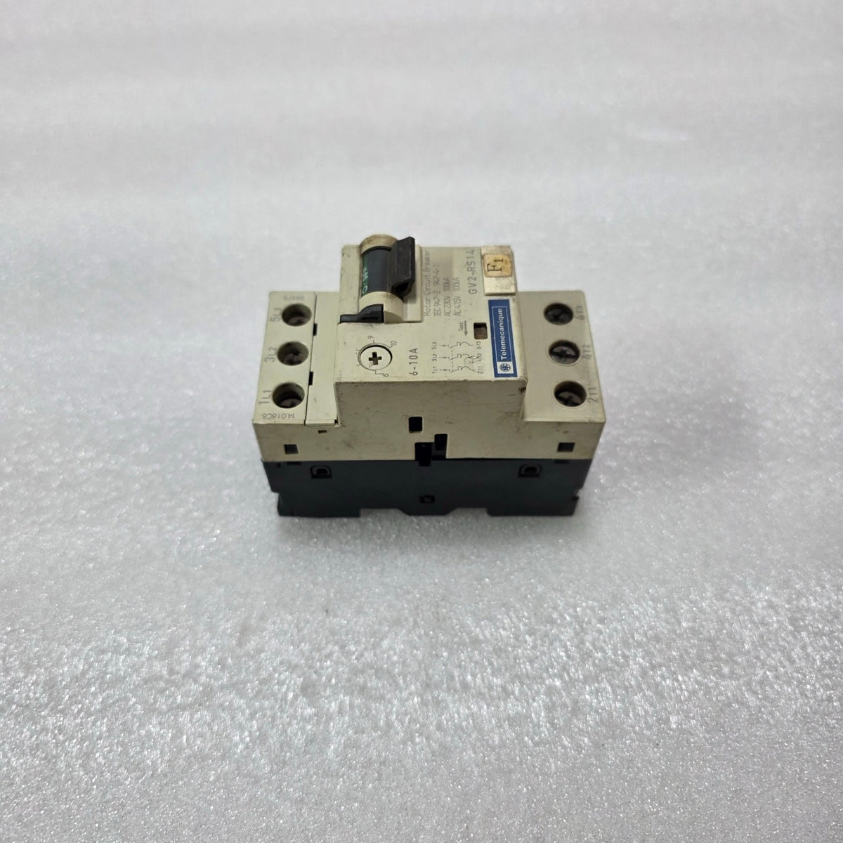 TELEMECANIQUE GV2-RS14 MOTOR CIRCUIT BREAKER 6-10A IEC947