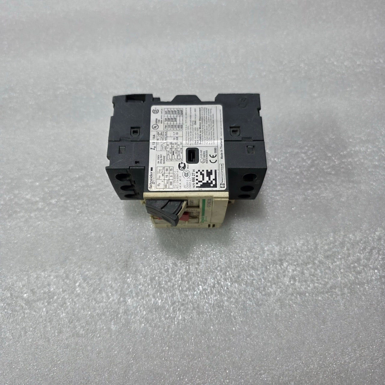 TELEMECANIQUE GV2ME20 MOTOR CIRCUIT BREAKER 13-18A 690V 3P IEC/EN 60947