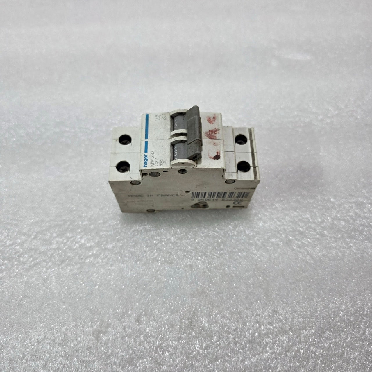 HAGER MW232 C32 2 POLE MINIATURE CIRCUIT BREAKER MCB 32A MADE IN FRANCE