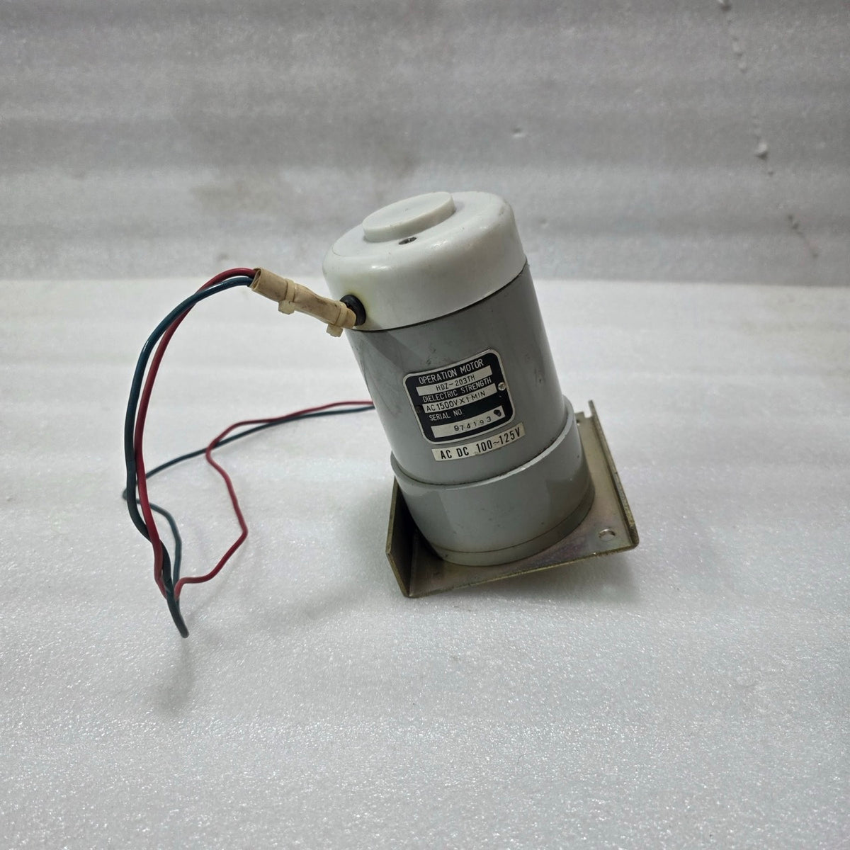 HDZ-203TH OPERATION MOTOR AC/DC 100–125V | INDUSTRIAL ACTUATOR MOTOR | DIELECTRI
