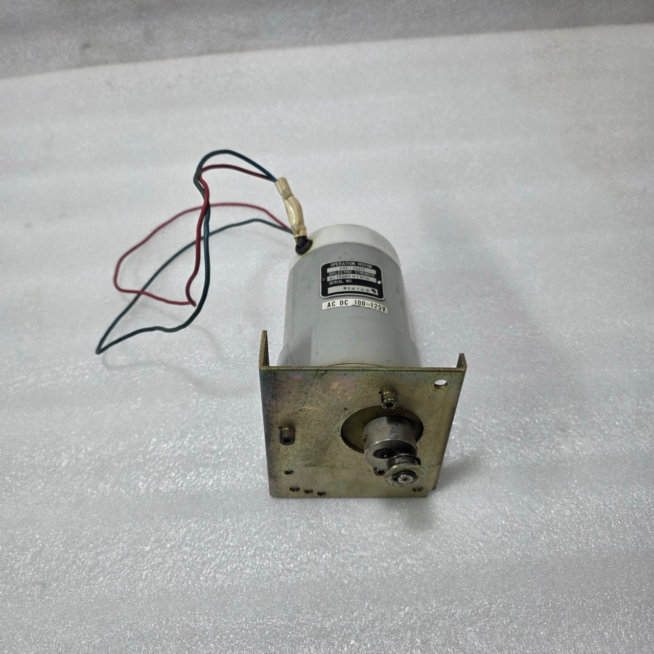 HDZ-203TH OPERATION MOTOR AC/DC 100–125V | INDUSTRIAL ACTUATOR MOTOR | DIELECTRI