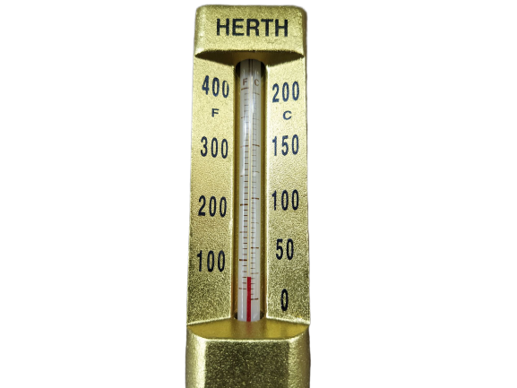 Herth V-Thermometer 0+200 C/F