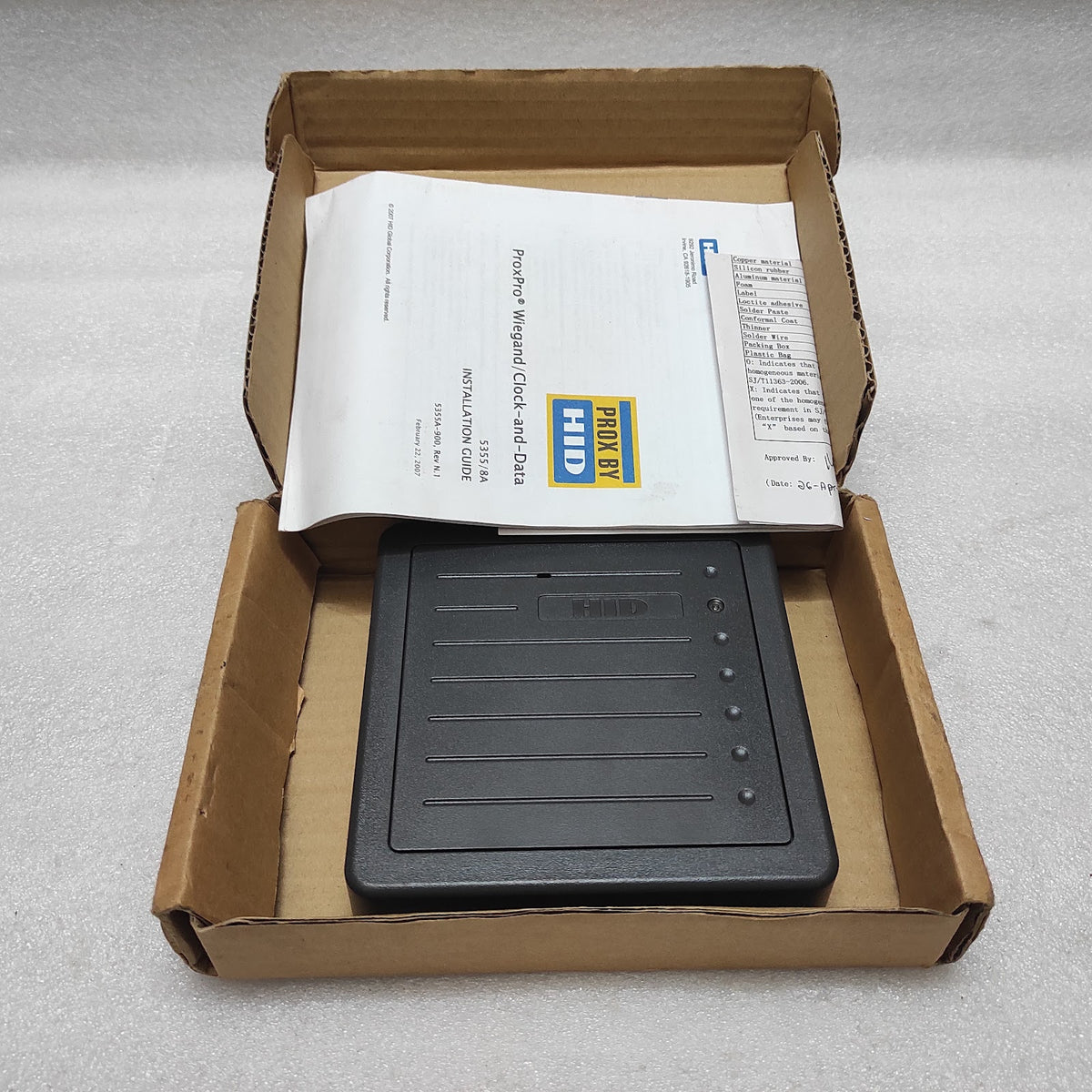 HID PROX 5355AGN00 WALL SWITCH READER