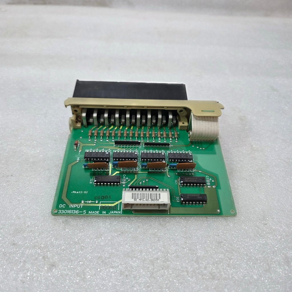 HITACHI 33016136-5 DC INPUT PCB BOARD | MADE IN JAPAN INDUSTRIAL CONTROL MODULE