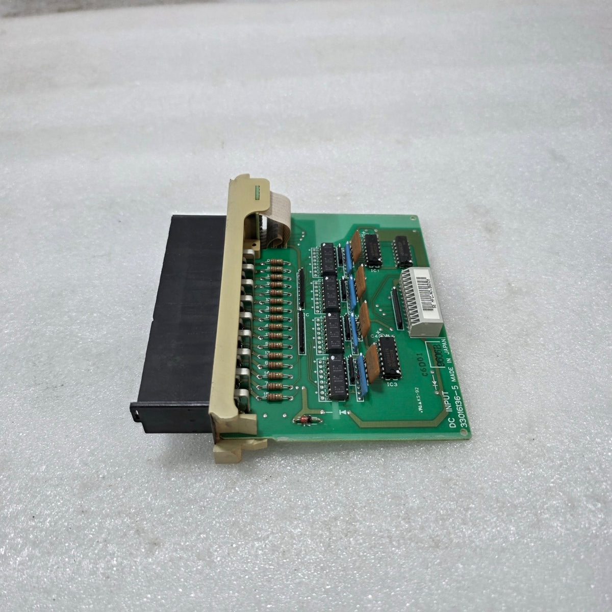 HITACHI 33016136-5 DC INPUT PCB BOARD | MADE IN JAPAN INDUSTRIAL CONTROL MODULE