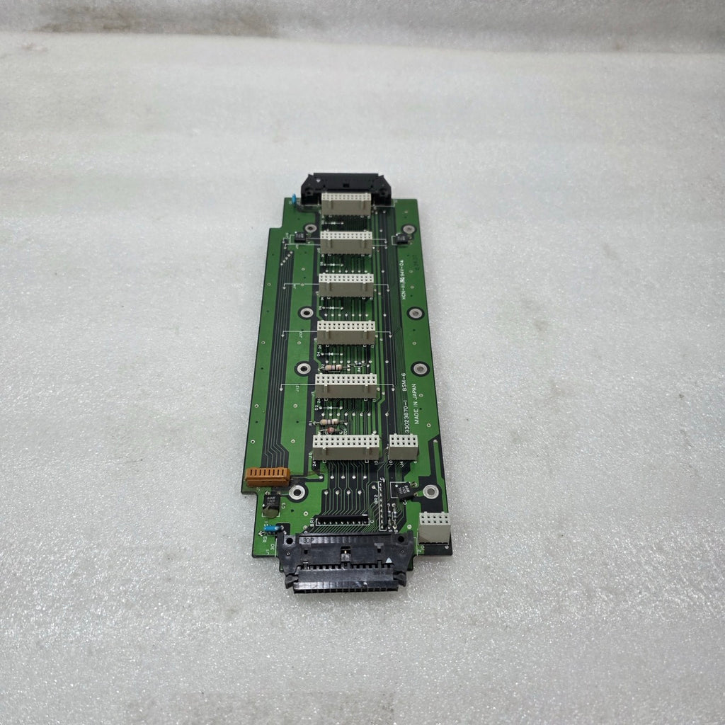 HITACHI BSM-6 BACKPLANE PCB BOARD 33023870-1 | INDUSTRIAL PLC SLOT RACK INTERFAC